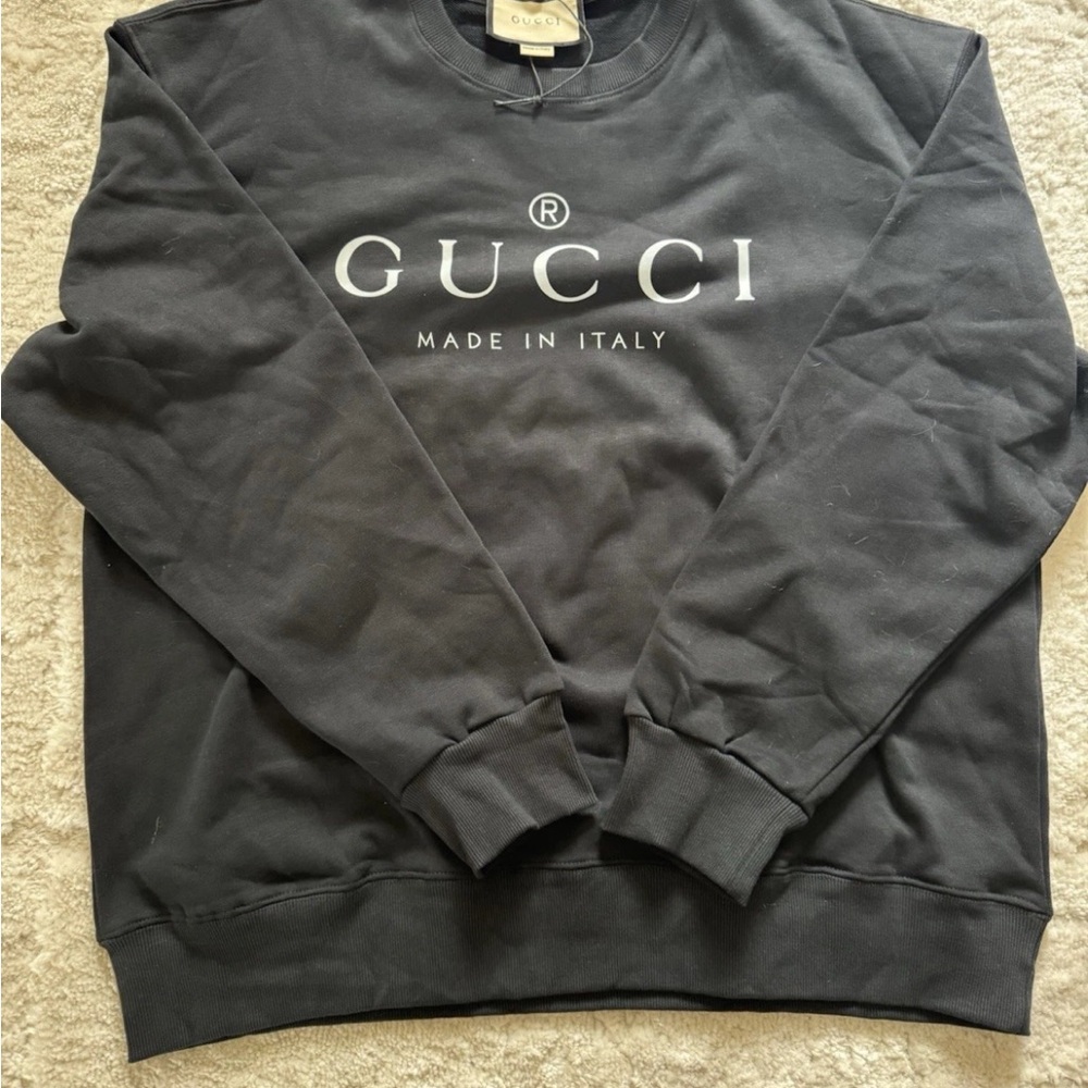 Gucci Black Logo Iconic Men's Sweater